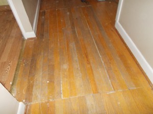 Wood Floors Before